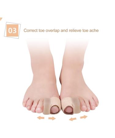10pcs Toe Cushion Tube Set - Relief for Overlapping Toes, Bunions, and Blisters - Buy Online on SooperMarket.com