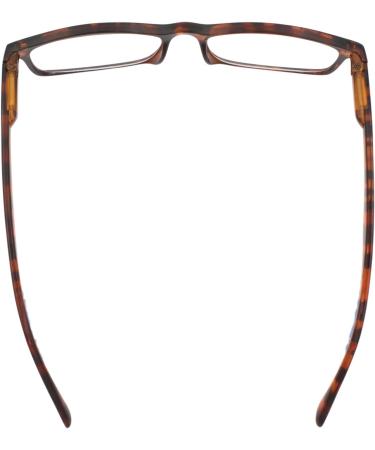 TBOC Reading Glasses +2.50 - Brown Tortoise | Stylish Reading Aid for Men & Women | Perfect for Seniors & Digital Devices - Buy Online on SooperMarket.com