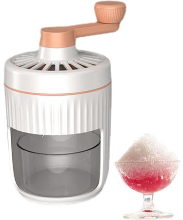 Virtcooy Ice Cream Shredder with Crank | Versatile Ice Showered Razor for Drinks Office & Outdoor Use | Removable Snow Blades - Buy Online on SooperMarket.com