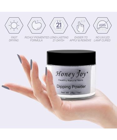 28g Fine Gray Dip Powder No Lamp Cure | Gel Polish Effect | Smooth Finish (No.48) - Buy Online on SooperMarket.com