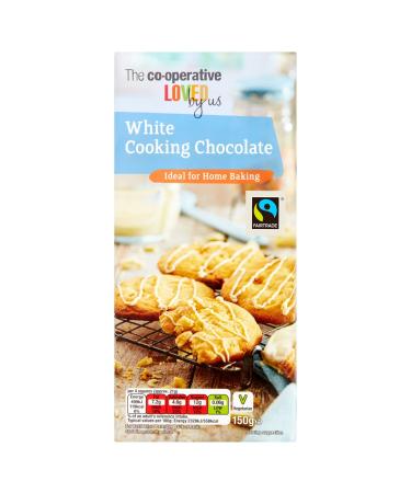 Co-op Loved by Us White Cooking Chocolate 150g