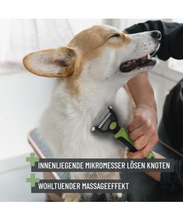 Reavet Dog & Cat Brush for Long Hair - Underwool Removal Massage Effect XS-S Size - Buy Online on SooperMarket.com