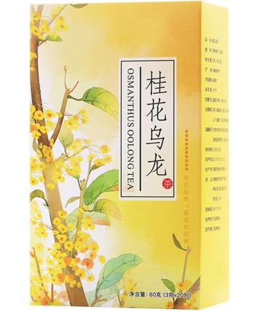 20 Count Natural Osmanthus Oolong Tea Fragrans Flower Leaves Bag for Family Friends - Buy Online on SooperMarket.com