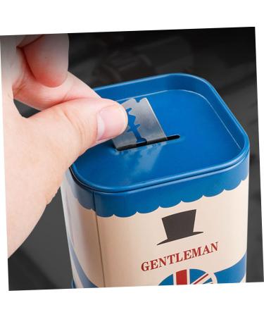 Mikinona Metal Container Set - 4-Piece Blade Recycling Box for Safe Razor Blade Disposal | Organizer Case in White Tin - Buy Online on SooperMarket.com