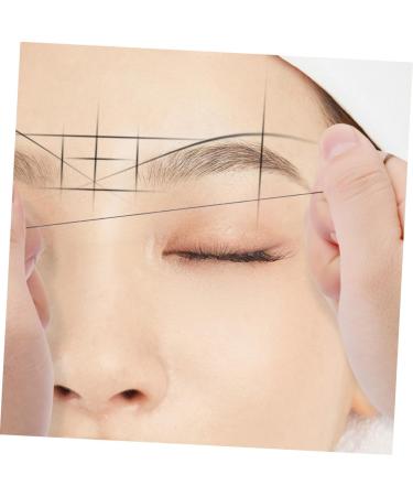 Baluue 1box Black Brow Mapping Wire Ruler Makeup Tool Eyebrow Drawing Auxiliary Tool Wire Ink 6x4.5cm Black - Buy Online on SooperMarket.com