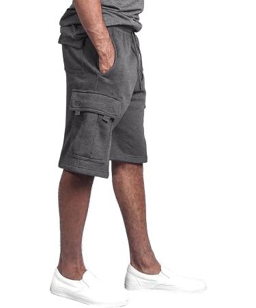 Ronony Men's Summer Cargo Shorts - Slim Fit Stretch Jogger - Outdoor Chino Shorts in Gray - Buy Online on SooperMarket.com