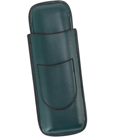 2 Finger Cigar Travel Case Handmade 2 Finger Cigar Holder Durable Portable Waterproof for Business for Party (Green) Green yellow - Buy Online on SooperMarket.com