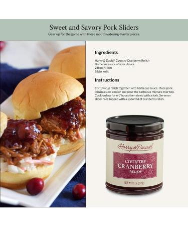 Harry & David Country Cranberry Relish - 10 Ounces | Premium Quality - Buy Online on SooperMarket.com