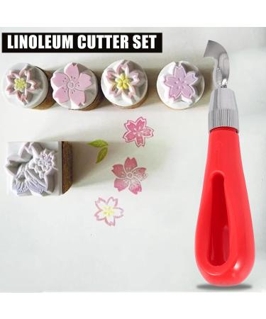 ExtraLife Linoleum Cutter Set - 2 Sets with 6 Blades for Cutting and Crafting | Perfect for Carvings and DIY Crafts - Buy Online on SooperMarket.com