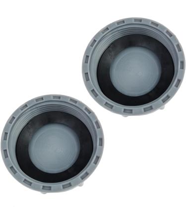 Buy Qrity 2-Pack Kitchen Sink Drain Pipe Locking Caps - 56mm Inner Thread for Leak Prevention | International Shipping Available - Buy Online on SooperMarket.com