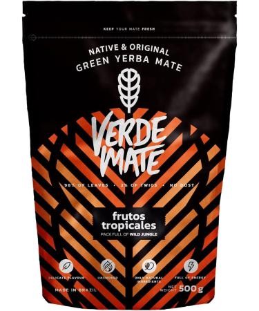 Verde Mate Green Mango & Maracuya Passionate Fruits Frutos Tropicales 3x500g | Fruity Yerba Mate Set - Buy Online on SooperMarket.com