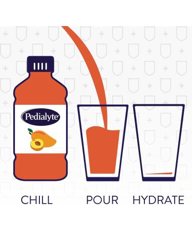 Pedialyte Immune Support Peach Mango 4 Count Electrolyte Drink with Zinc, Selenium & Magnesium 1L - Buy Online on SooperMarket.com