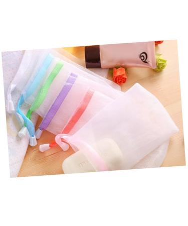 Angoily Soap Saver Mesh Bag for Shower - Adjustable Drawstring Assorted Colors Perfect for Homemade & Cleansing Soaps - Buy Online on SooperMarket.com