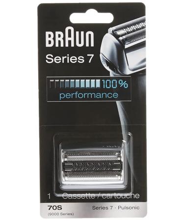 Braun Series 7 70S Electric Shaver Head Replacement Cassette - Silver - Buy Online on SooperMarket.com
