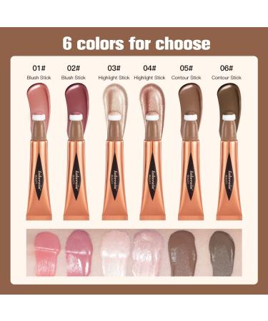 Silky Cream Contour Stick | Liquid Face Concealer & Contouring Wand | Easy to Blend Multi Functional Makeup Stick - Buy Online on SooperMarket.com