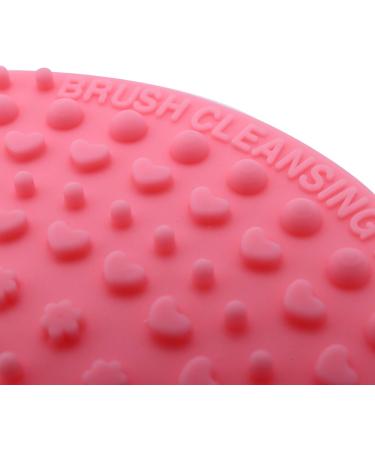 TsoLay Silicone Makeup Brush Cleansing Pad Palette Brush Cleaner Cleaning Mat Washing Scrubber Pad Cosmetic Make Up Cleaner Tools Pink - Buy Online on SooperMarket.com