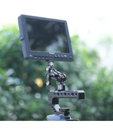 UURig R005 Camera Top Handle Grip with 3 Cold Shoe Adapters for Sony A7III - Stabilizing Rig for Mounting Microphone, LED Light, and Monitor - Metal Construction for Easy Low Angle Shots - Buy Online on SooperMarket.com