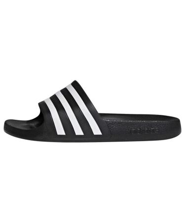 adidas Unisex Adilette Aqua Slides Slide Sandals 42 EU Core Black Ftwr White Core Black
