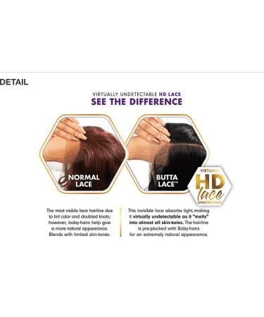 Sensationnel Butta Lace Front Wig - Natural Pre-Plucked HD Transparent Lace 5 Inch Deep Part - BUTTA Unit 2 (1B) - Buy Online on SooperMarket.com