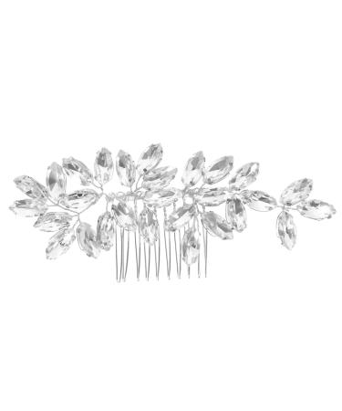 Gogogmee Crystal Hair Accessories Sparkly Hair Comb Bride Hair Side Comb Bridal Hair Comb Wedding Hair Accessories Sparkly Hair Accessories Rhinestone Hair Comb for Bridal Bride Hair Comb
