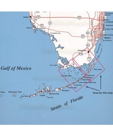 Topspot Map N207 Upper Keys Area - Buy Online on SooperMarket.com