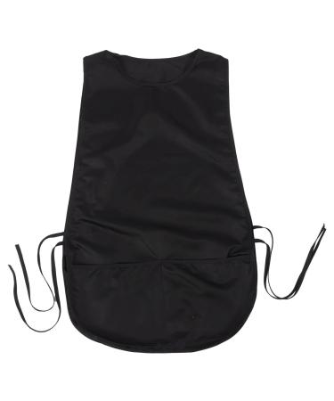 NOLITOY Hairdressing Apron Barber Apron Hair Stylist Apron Haircut Work Vest Sleeveless Salon Apron Work Bib Hair Cutting Cape for Kitchen Restaurant Painting Black