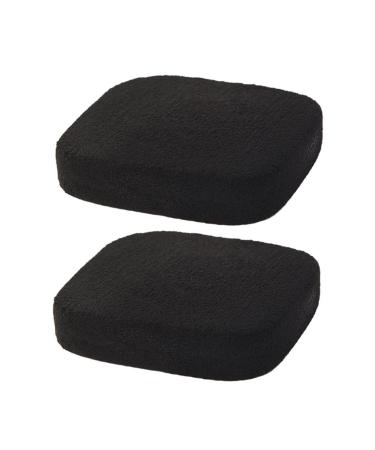 1 Set 2pcs Face Wash Facial Exfoliating Pads Facial Tools Compressed Facial Sponges Charcoal Sponge Puffs Sponges for Body Face Cleansing Sponge Face Sponges for Cleaning Pva