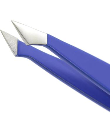 REMOS Stainless Steel Combination Tweezers 9.5cm - Dark Blue | For Splinters & Hair - Buy Online on SooperMarket.com
