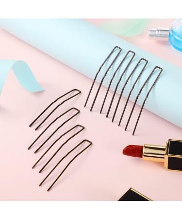 36 Piece Brown 3 Inch U Shaped Hair Pins for Women - Bobby Pins for Updo Styling - Buy Online on SooperMarket.com