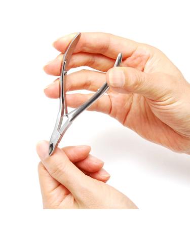 LUXXII Practical Cuticle Nipper Set - 2pcs Trimmer & Remover Pusher for Dead Skin & Callus Removal - Buy Online on SooperMarket.com