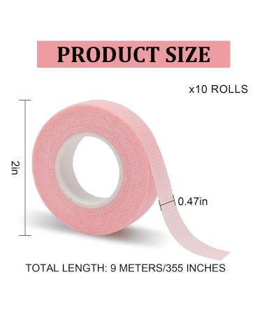 10 Rolls Lash Tape Adhesive Lash Extension Tape Breathable & Micropore Tape Lash Extensions Supplies 9M Each Roll (Pink) - Buy Online on SooperMarket.com