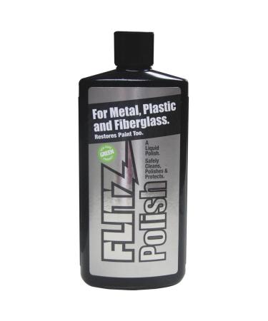 Flitz LQ 04506 TW Metal Plastic & Fiberglass Polish Liquid 16 OZ Bottle