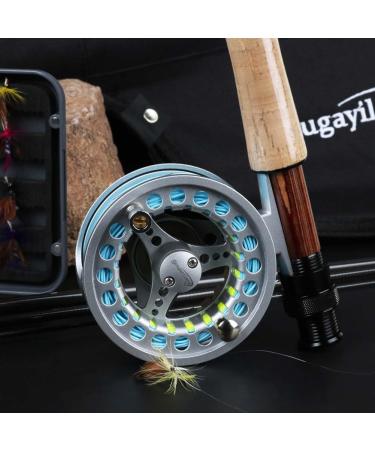 Sougayilang Saltwater Freshwater Fly Fishing Rod with Reel Combo Kit - Silver Kit with Bag - Buy Online on SooperMarket.com