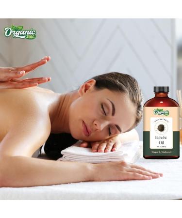 Organic Zing Babchi (Psoralea Corylifolia) Oil | Pure & Natural Carrier Oil for Skincare Massage Aroma & Diffusers - 118ml/3.99fl oz - Buy Online on SooperMarket.com