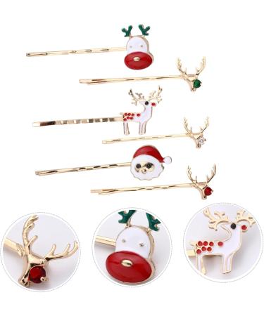 minkissy 3 Christmas Hair Clips Girls Bobby Barrettes Holiday Barrettes Hair Barrettes for Christmas Holiday Headwear Hair Clips for Kids Party Hair Decoration Cute Child Metal Side Clip - Buy Online on SooperMarket.com