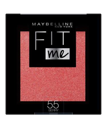 Maybelline New York Fit Me! Blush 55 Berry (1 x 4.5 grams) 55 Berry 1 piece (1 pack)