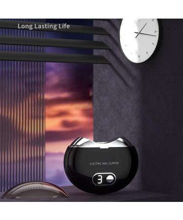BEALIFE Automatic Nail Trimmer With UV Disinfection At Home Automatic Nail Fingernail ABS Electric Nail Clip Professional Nail White - Buy Online on SooperMarket.com