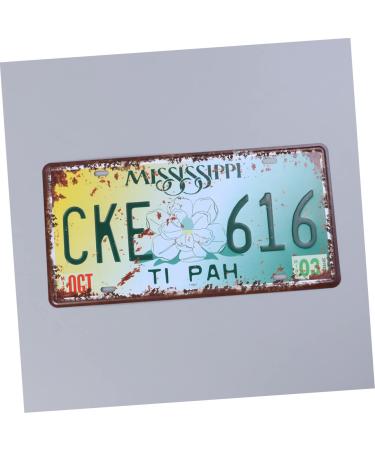 Cabilock Metal Signs License Plate Iron Painting European and American - Buy Online on SooperMarket.com