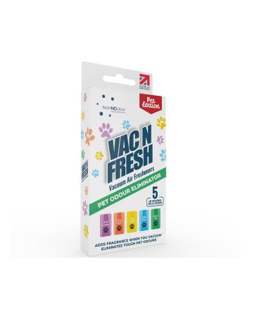 Vac N Fresh Pet Odour Eliminator Hoover Freshener Inserts - Pet Friendly Smell Neutraliser to Vacuum Carpet - Remover for Dog and Cat Smell - Scented Discs Alternative