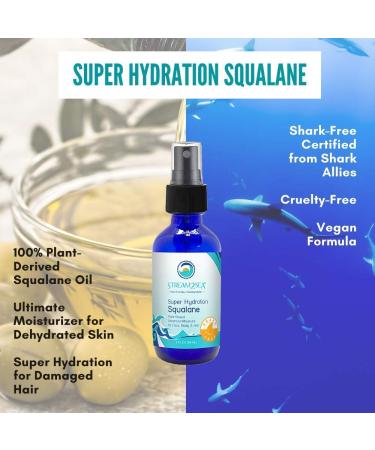 STREAM 2 SEA Squalane Olive Based Face Moisturizer | Reef Safe Shark Free Vitamin E Infused Biodegradable Skin & Hair Care - 2 Fl Oz - Buy Online on SooperMarket.com