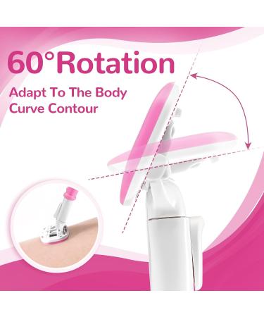 Premium Women's Razors Set - 2 Non-Slip Handles 14 Blades 360 Lubrication Pink - Smooth Irritation-Free Shaving - Buy Online on SooperMarket.com