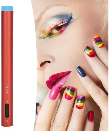 Electric Nail Polisher Rechargeable Electric Nail Drill for Household Nail Salon(Big red) - Buy Online on SooperMarket.com