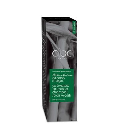 Aroma Magic Activated Charcoal Face Wash - Gently Removes Oil Tightens Pores & Exfoliates for Smooth Radiant Skin | 100ml - Buy Online on SooperMarket.com