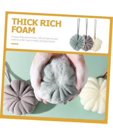Buy Mikinona 3pcs Bath Ball Towel Set - Essential Bathing Accessories for Men & Women | Body Wash & Lotion Applicator | Travel Shower Gel Towels Online - Buy Online on SooperMarket.com