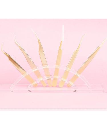 D-Life 2 Pcs Acrylic Tweezers Stand Holder - Eyelash Extension Storage Rack - Buy Online on SooperMarket.com