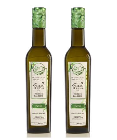 CASTILLO DE CANENA - Family Reserve Picual (Reserva Familiar Picual) - Packaging 2 bottles 500 ml