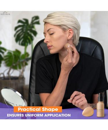 Latex-Free Soft Beauty Blender Sponge for Makeup | Liquid Foundation & Powder Puff | Beauty Products - Buy Online on SooperMarket.com