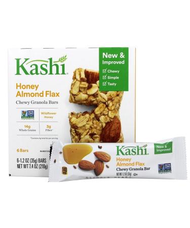 Kashi Chewy Granola Bars Honey Almond Flax 6 Bars 1.2 oz (35 g) Each