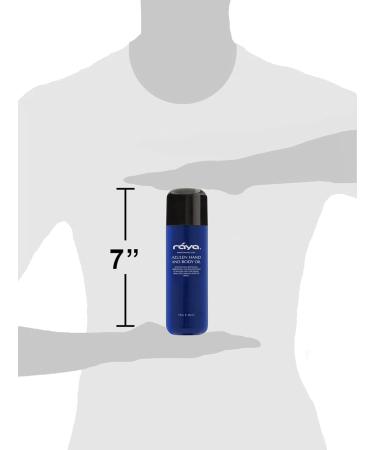 Raya Azulen Hand and Body Oil 8 oz | Natural Softening Oil for Hands Arms Legs & Body | Ideal Massage Oil for All Skin Types - Buy Online on SooperMarket.com