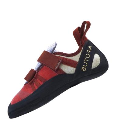 BUTORA Women's Endeavor Rock Climbing Shoe Crimson - Wide Fit 10